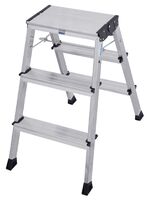 Hliníkové schůdky s kolečky Rolly 2x3