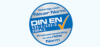 Certifikát DIN EN 131-1/131-2